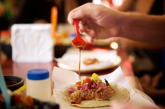 Taco- und Food-Tasting-Rundgang in kleiner Gruppe